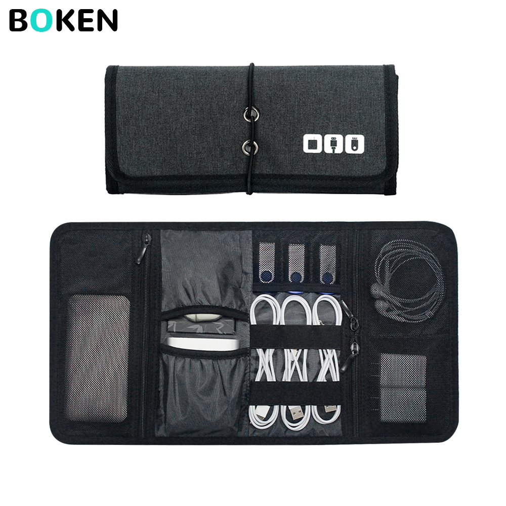 Tech Accessories Case - Tas Organizer Teknologi Tempat Penyimpanan Kabel