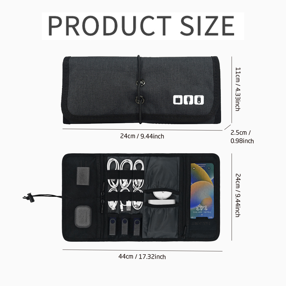 Tas Organizer Teknologi Tempat - Tech Accessories Case ulasan dan harga